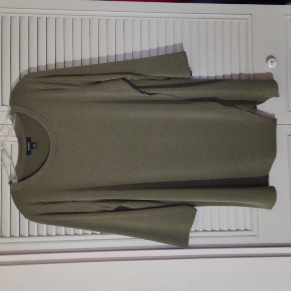 Alfani olive tunic top